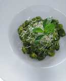 Ñoquis al pesto
