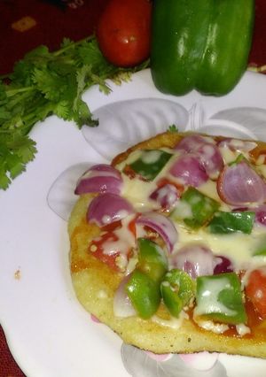 A picture of Pizza uttapam.