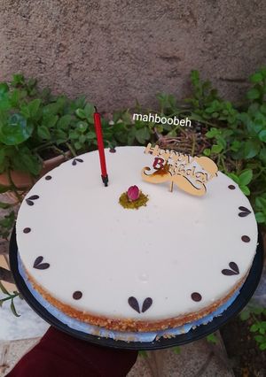 عکسی از دستور چیز کیک خامه عسلی (دسر نپختنی)