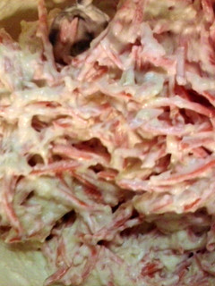A picture of Carrot Slaw.