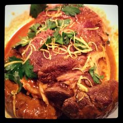 A picture of Osso Buco.