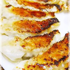 A picture of Garlic and Vegetable Energy-boosting Gyoza Dumplings.