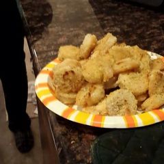 A picture of Whole 30 coconut shrimp.