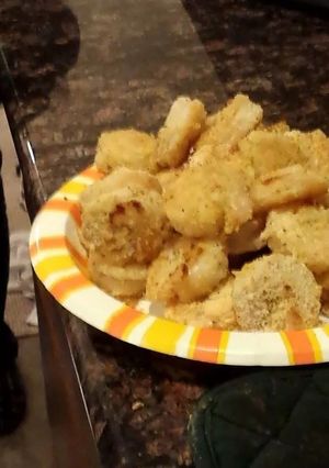A picture of Whole 30 coconut shrimp.