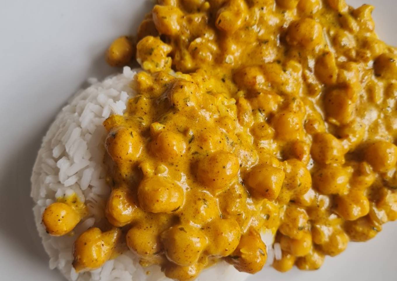 Curry de garbanzos