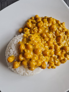 Una foto de Curry de garbanzos
