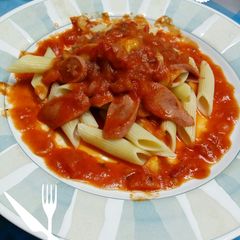 A picture of W.GaL Simple Penne in Pasta Sauce.