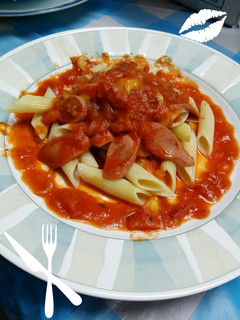 A picture of W.GaL Simple Penne in Pasta Sauce.