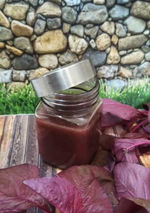 Foto resep Puding Bayam Merah