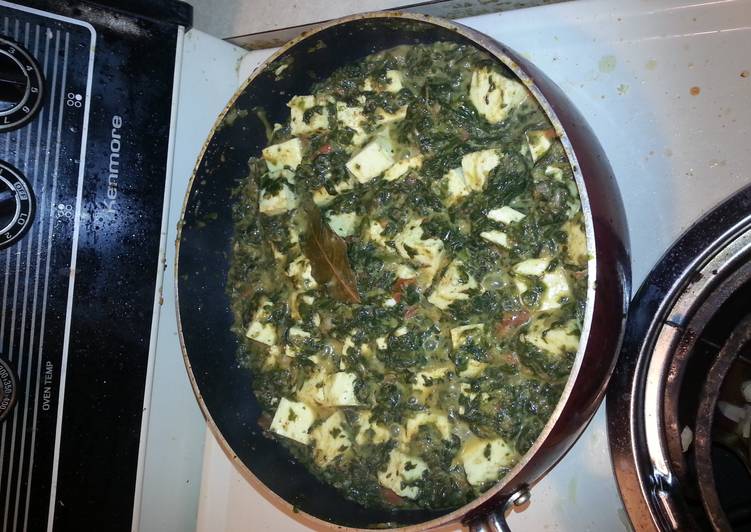 Easiest Way to Make Recipe of Palak paneer