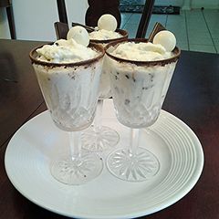 A picture of White Chocolate Mint Chip Mousse.