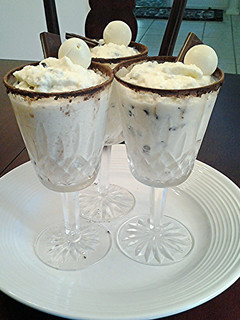 A picture of White Chocolate Mint Chip Mousse.