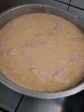 Crema Caruso con ketchup