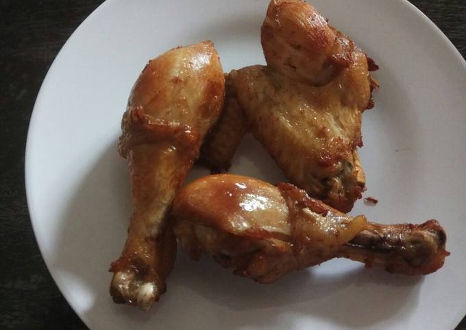 Yuk intip, Resep enak membuat Ayam Goreng Ungkep Kecap Asin Manis  nagih banget