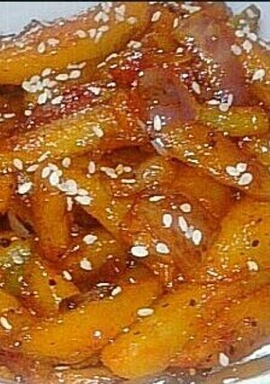 A picture of Honey Chilli Potato...