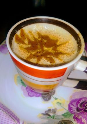 A picture of Creamy coffee ☕.