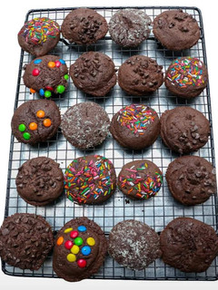 A picture of Double Chocolate Cookies🍪.