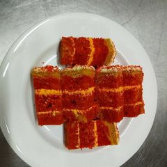 Red Sponge Tea Cake A picture of Red Sponge Tea Cake.