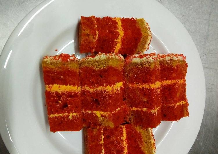 How to Cook Delicious Red Sponge Tea Cake