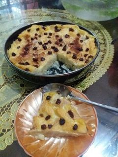 Foto resep Bread Pudding pear