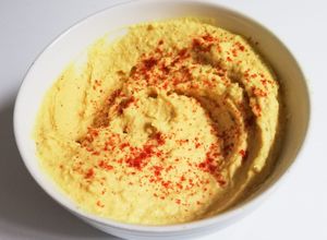 Una foto de Hummus de garbanzo