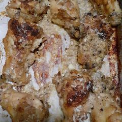 A picture of Garlic Parmesan Chicken Recipe Wings (Keto/Low Carb).