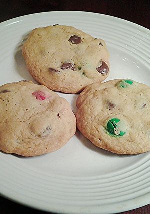 A picture of Mint Chocolate Chip Cookies.