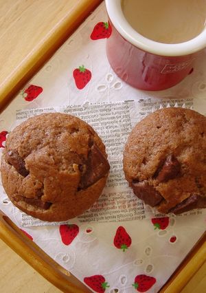 A picture of Chocolate Chunk Muffins.