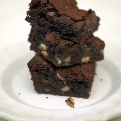 A picture of Jamie's bloomin' brilliant brownies.