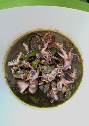 Foto resep Cumi Hitam Lombok Ijo