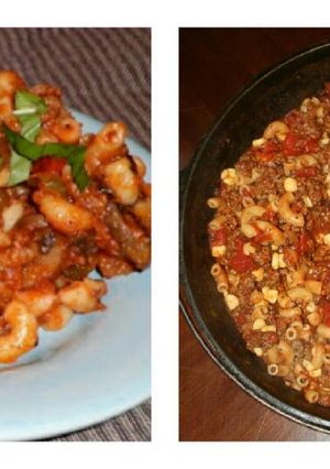 A picture of Gran's Goulash.