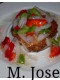Filetes rusos bañados con vinagreta