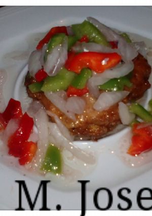 Una foto de Filetes rusos bañados con vinagreta