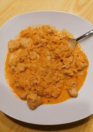Székely káposzta csirkemellel recept fotója