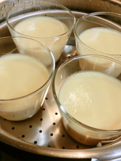 A picture of Quick Pudding in a Pressure Cooker.