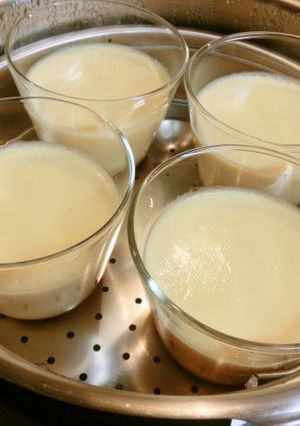 A picture of Quick Pudding in a Pressure Cooker.