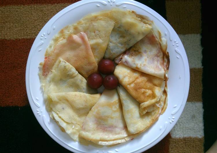 Banana crepes