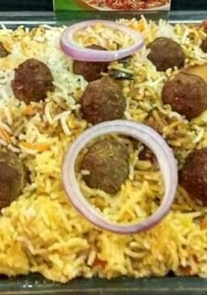 A picture of #KoftaBiryani #CookPadApp.