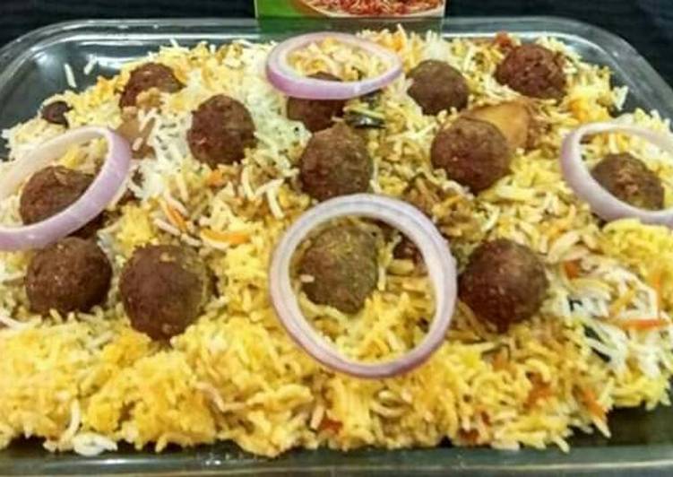 Steps to Make Favorite #KoftaBiryani #CookPadApp