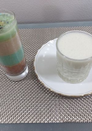 A picture of Banana milk shake.