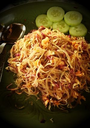 Hình của món Miến trộn mùa hè.