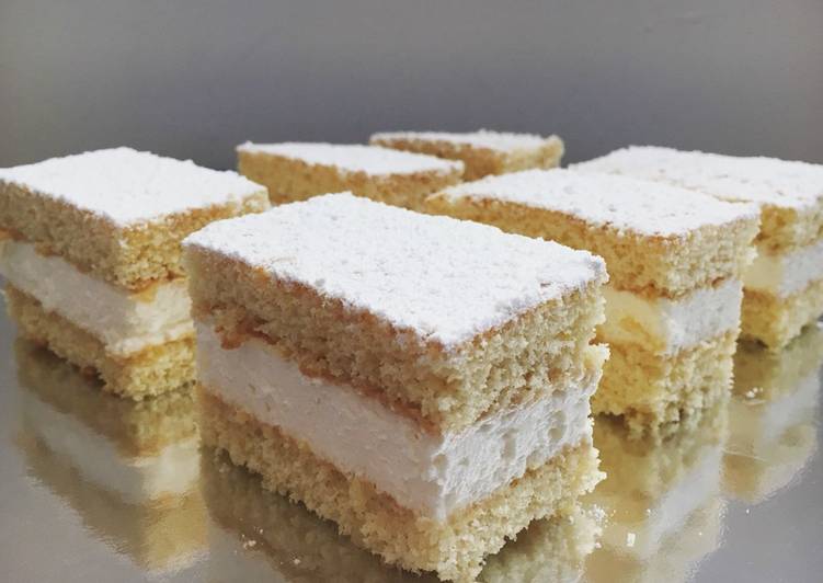 Torta paradiso con crema al latte