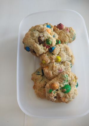 Une photo de Cookies aux m&ms