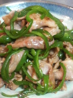 A picture of Stir-Fried Pork and Bell Pepper.