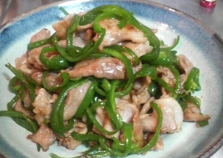 Stir-Fried Pork and Bell Pepper