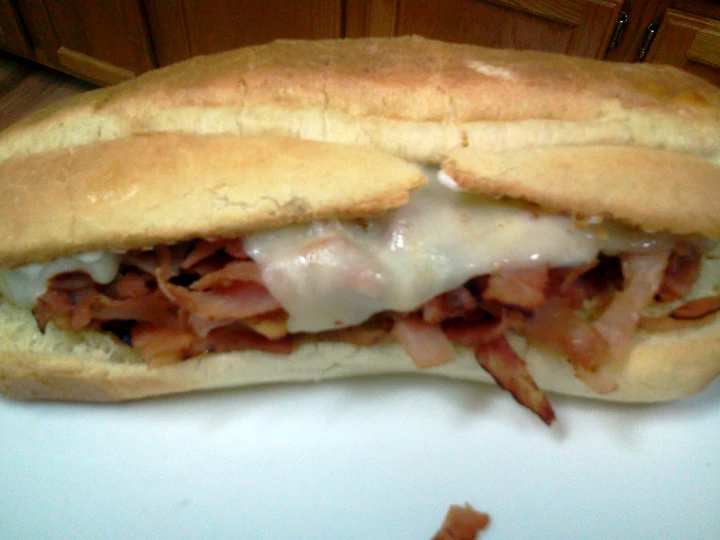 Easy Way Make Recipe Hot Ham and Cheese Sub Sandwich that is Delicious, Tasty}