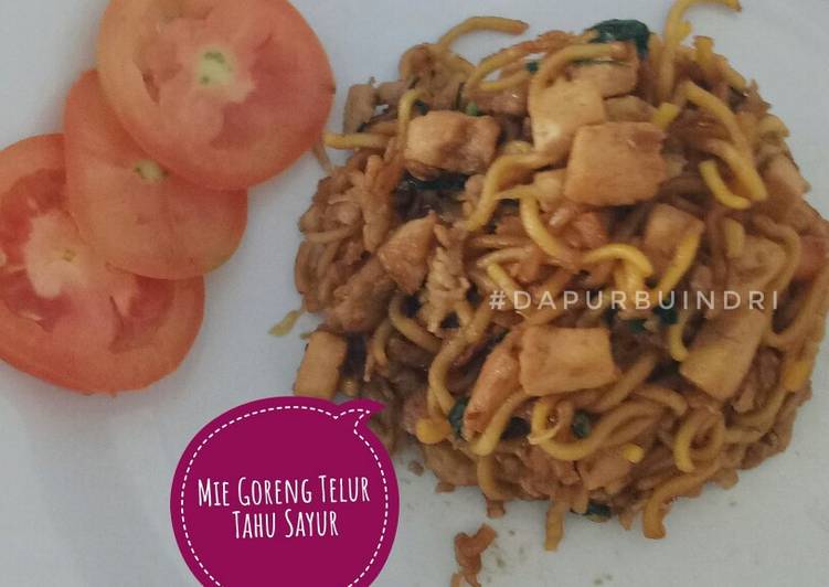 Bagaimana Membuat Mie Goreng Telur Tahu Sayur #mpasi1y+ Anti Gagal