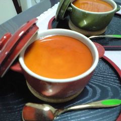 A picture of Egg-less! Sweet Potato Pudding.