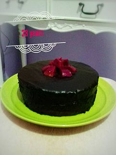 Foto resep Kue ultah siram coklat