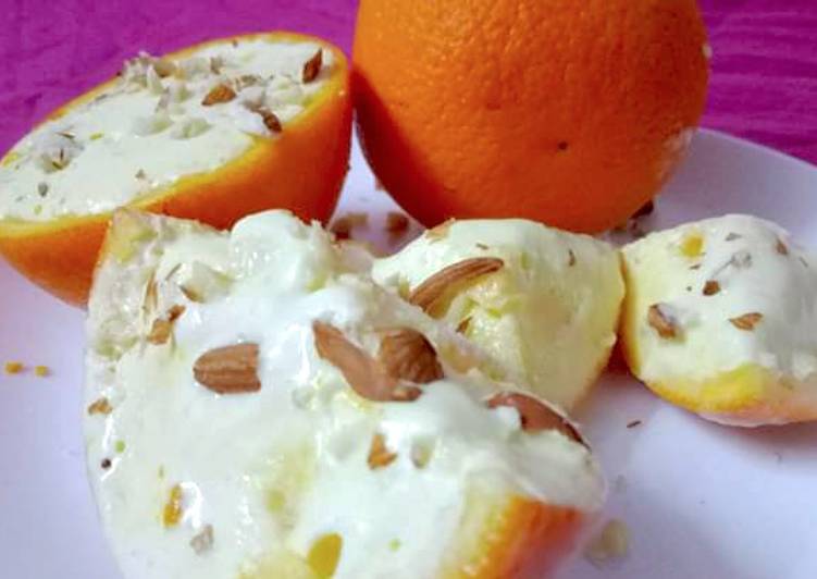 Simple Way to Make Favorite Orange Cell Ice Cream